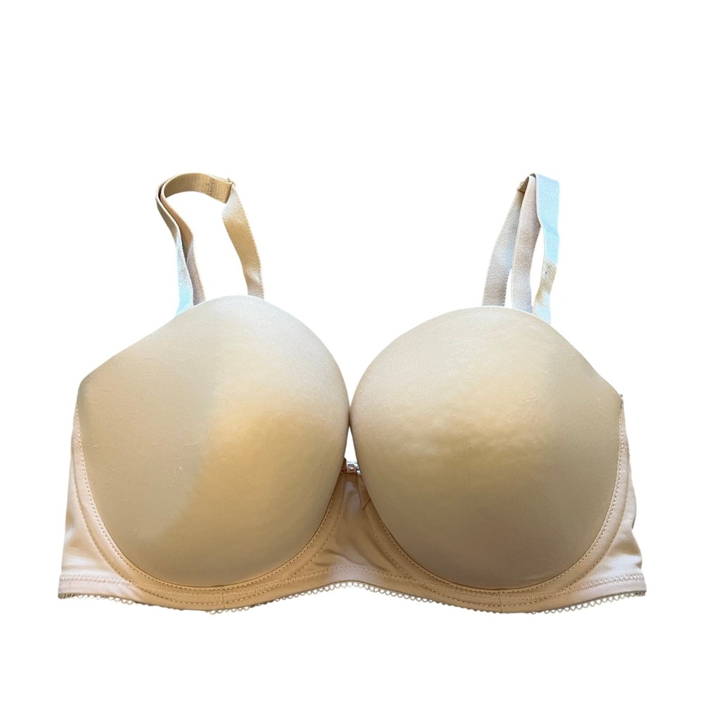 Freya Deco Nude Moulded Strapless Bra AA4233NUE Beige Underwire 30F US/UK